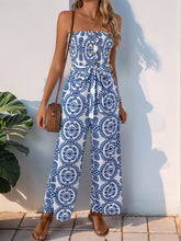 Perfee Smocked Tube Wide Leg Jumpsuit OutfitFlow